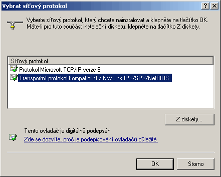 Netbios kompatibiln� protokol