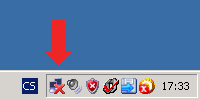 Ikona Sov kabel byl odpojen v oznamovac oblasti hlavnho panelu Windows XP